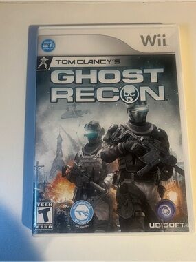 Tom Clancy's Ghost Recon Nintendo Wii Game Ubisoft 2010 CIB Complete w/ Manual